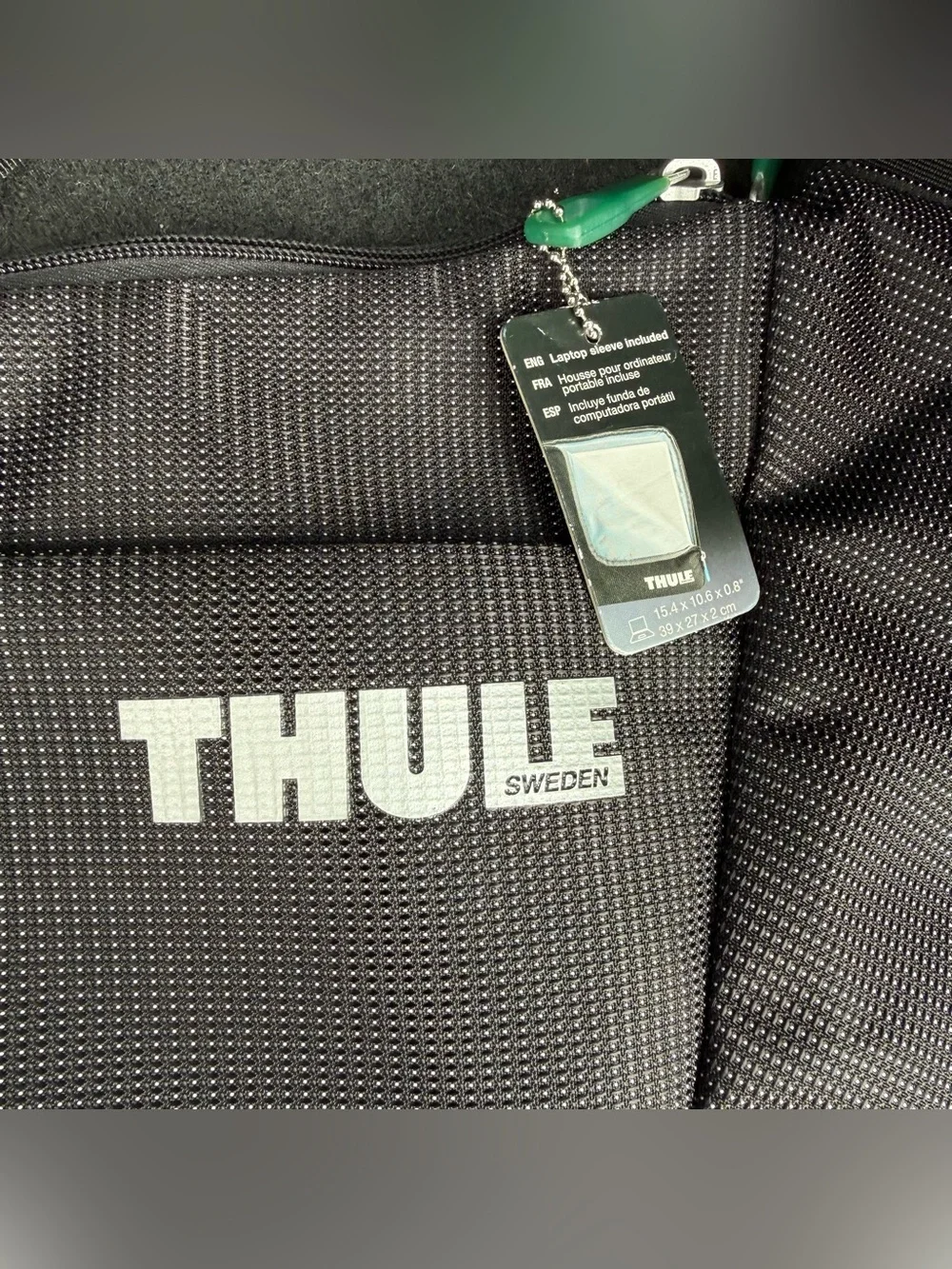 Thule Black Crossover Sling Messenger Bag Laptop Bag Shoulder Bag Travel Bag